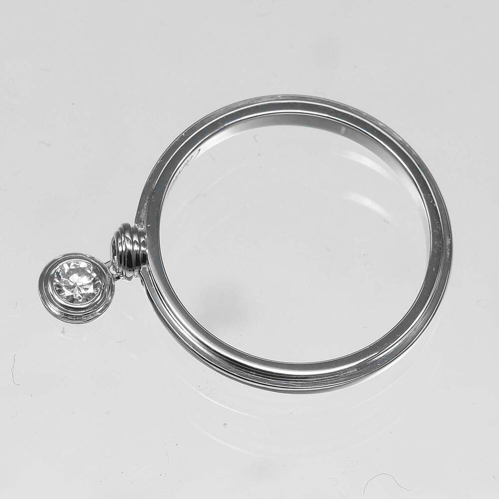 CARTIER Silver Diamond Ring - Picture 9 of 9